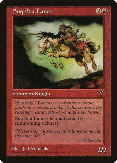 Suq'Ata Lancer (Visions) Heavy Play