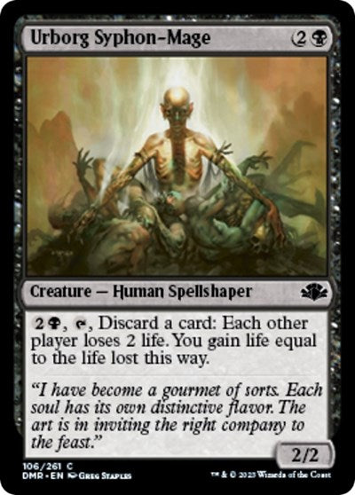 Urborg Syphon-Mage (Dominaria Remastered) Light Play