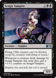 Sengir Vampire (Welcome Deck 2016) Light Play