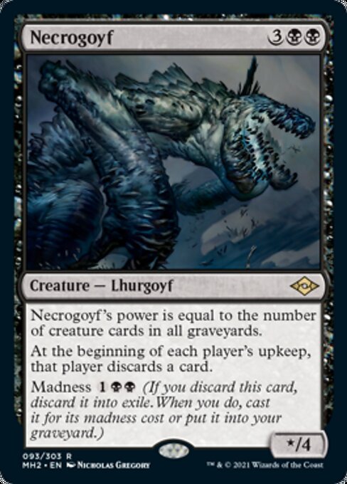 Necrogoyf (Modern Horizons 2) Light Play