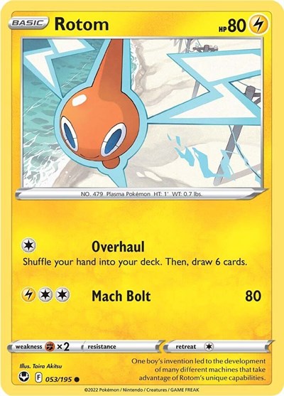 Rotom (SWSH12: Silver Tempest) Light Play