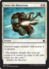 Smite the Monstrous (Khans of Tarkir) Light Play