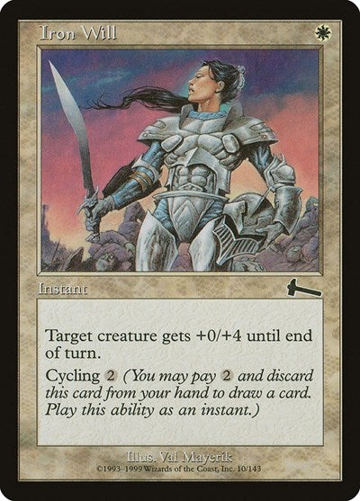 Iron Will (Urza's Legacy) Light Play