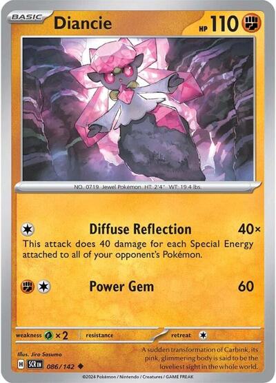 Diancie (SV07: Stellar Crown) Light Play
