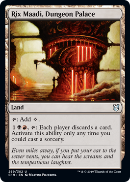 Rix Maadi, Dungeon Palace (Commander 2019) Light Play