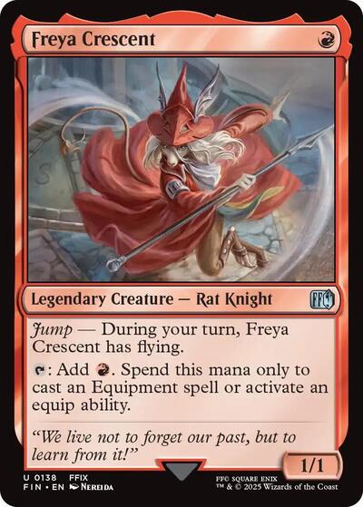 Freya Crescent (Universes Beyond: FINAL FANTASY) Light Play Foil