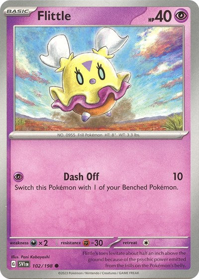 Flittle - 102 (Scarlet and Violet: Base Set) Light Play