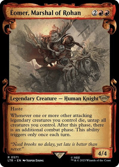 Eomer, Marshal of Rohan (Showcase Scrolls) (Universes Beyond: The Lord of the Rings: Tales of Middle-earth) Light Play