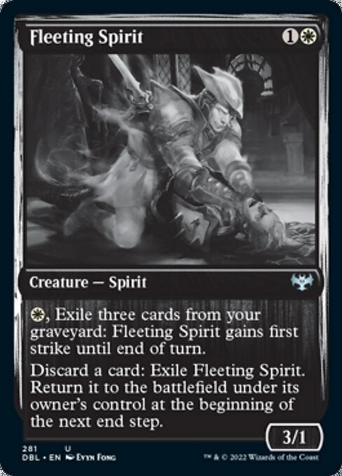 Fleeting Spirit (Innistrad: Double Feature) Light Play