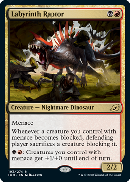 Labyrinth Raptor (Ikoria: Lair of Behemoths) Light Play