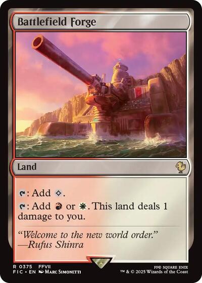 Battlefield Forge (Commander: FINAL FANTASY) Light Play