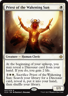 Priest of the Wakening Sun (Ixalan) Medium Play