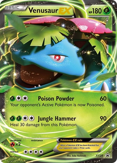 Venusaur EX - XY28 (XY Promos) Medium Play Holofoil