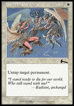 Burst of Energy (Urza's Legacy) Light Play