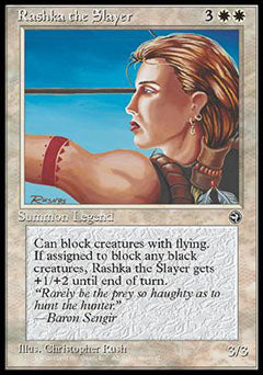 Rashka the Slayer (Homelands) Heavy Play