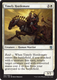 Timely Hordemate (Khans of Tarkir) Light Play