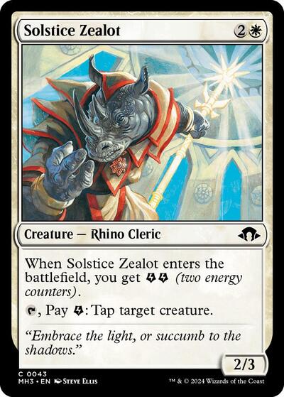 Solstice Zealot (Modern Horizons 3) Light Play Foil