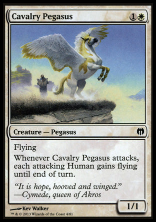 Cavalry Pegasus (Duel Decks: Heroes vs Monsters) Light Play