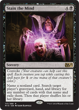Stain the Mind (Magic 2015 Core Set) Light Play