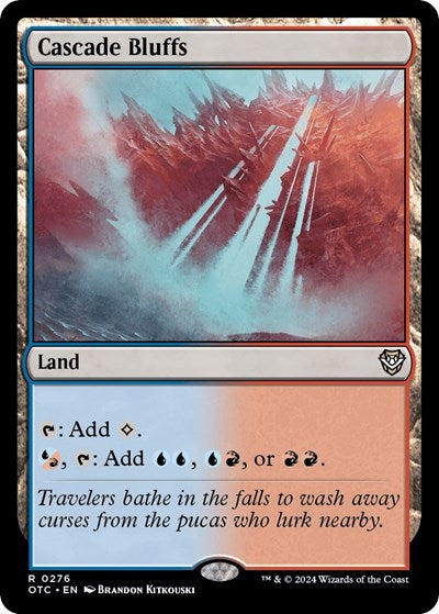 Cascade Bluffs (Commander: Outlaws of Thunder Junction) Light Play
