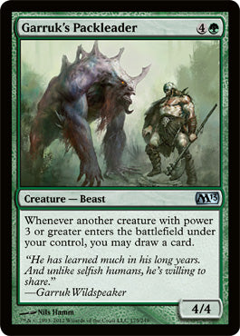 Garruk's Packleader (Magic 2013 Core Set) Light Play Foil