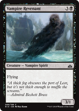 Vampire Revenant (Rivals of Ixalan) Light Play