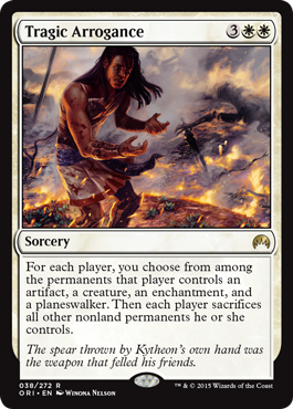 Tragic Arrogance (Magic Origins) Damaged / Poor