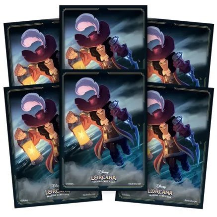 Disney Lorcana: The First Chapter Card Sleeves - Captain Hook (65-Pack)