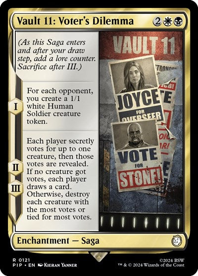 Vault 11: Voter's Dilemma (Universes Beyond: Fallout) Light Play