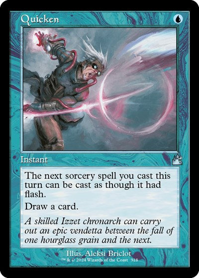 Quicken (Retro Frame) (Ravnica Remastered) Light Play