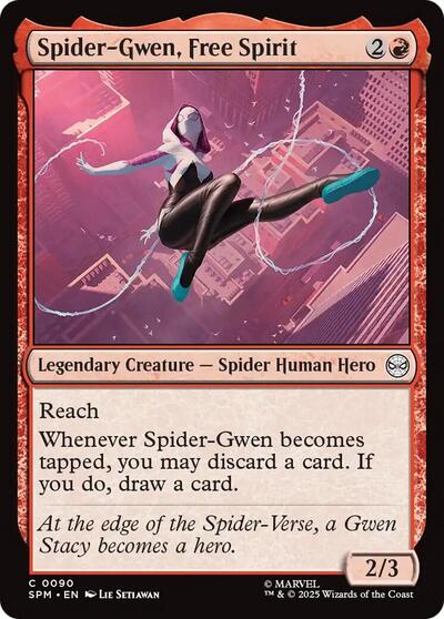 Spider-Gwen, Free Spirit (Marvel's Spider-Man) Light Play Foil