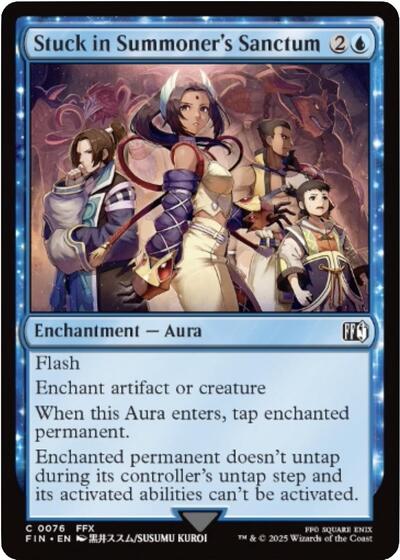 Stuck in Summoner's Sanctum (Universes Beyond: FINAL FANTASY) Light Play Foil