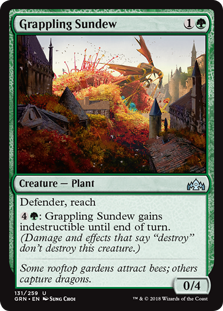 Grappling Sundew (Guilds of Ravnica) Light Play