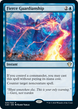 Fierce Guardianship (Commander 2020 Ikoria) Near Mint