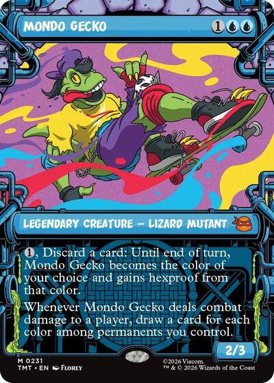 Mondo Gecko (Showcase) (Teenage Mutant Ninja Turtles) Light Play