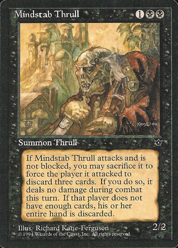 Mindstab Thrull (Kane-Ferguson) (Fallen Empires) Light Play