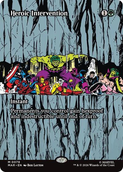 Heroic Intervention (0078) (Borderless) (Marvel Eternal-Legal) Near Mint