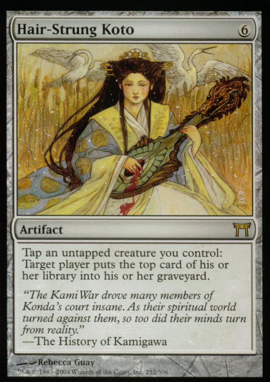 Hair-Strung Koto (Champions of Kamigawa) Light Play