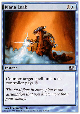 Mana Leak (8th Edition) Heavy Play