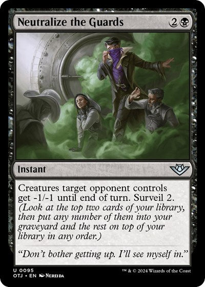 Neutralize the Guards (Outlaws of Thunder Junction) Light Play Foil