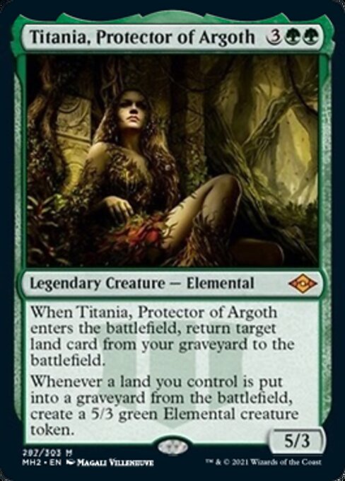 Titania, Protector of Argoth (Modern Horizons 2) Light Play