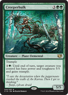 Creeperhulk (Commander 2014 Edition) Light Play