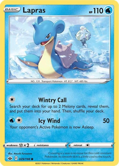 Lapras (SWSH06: Chilling Reign) Medium Play