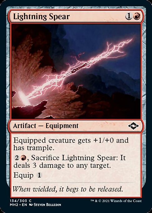 Lightning Spear (Modern Horizons 2) Light Play