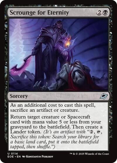 Scrounge for Eternity (Edge of Eternities) Light Play