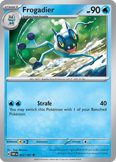 Frogadier (Scarlet and  Violet: Obsidian Flames) Light Play