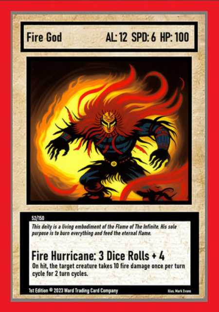 052/150 Fire God - Legendary