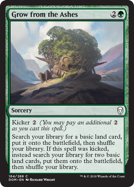 Grow from the Ashes (Dominaria) Light Play