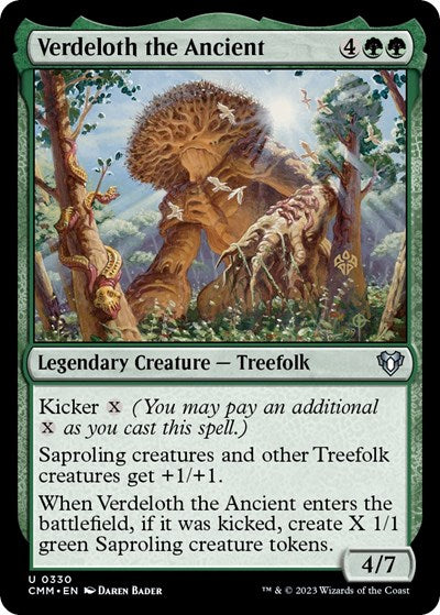 Verdeloth the Ancient (Commander Masters) Light Play