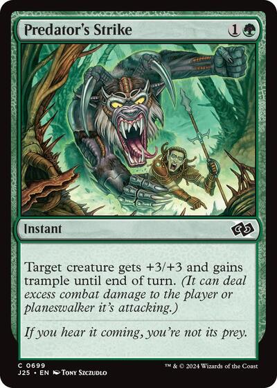 Predator's Strike (Foundations Jumpstart) Light Play Italian